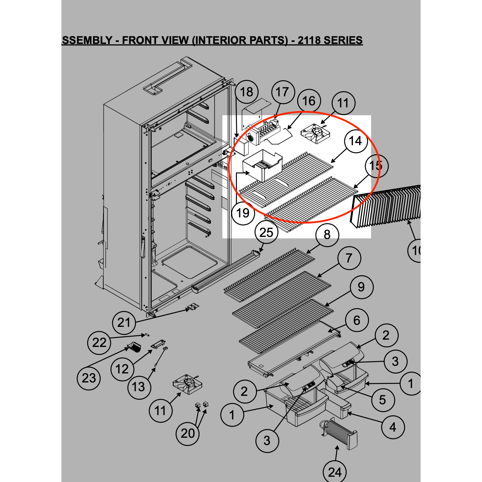 OUT OF STOCK; See Below For *** Norcold® Refrigerator Shelf